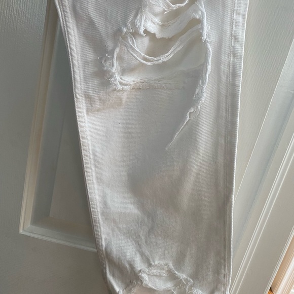 Zara white skinny ripped jeans - Picture 3 of 6